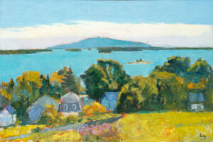 TOM CURRY
Stonington Harbor
oil on panel, 24 x 36 inches
$8500