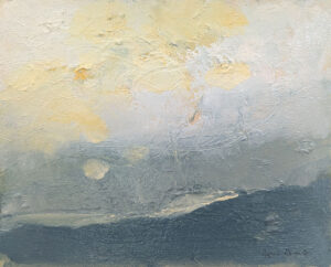 RAGNA BRUNO
Yellow Sky
oil on board 8 x 10 inches
$2000