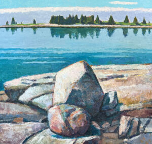 TOM CURRY
Deer Isle Thorofare
oil on panel, 38 x 36 inches
$10,500