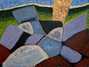 RICHARD KEEN
Pebble Beach Rocks No. 6
acrylic on canvas
24 x 30 inches
$3500