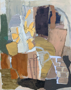ROSIE MOORE
Composition With Daffodils
mixed media on canvas, 20 x 20 inches
$2400