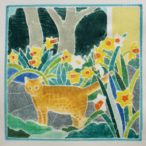 KATE HANLON
Ginger Cat
white line woodcut
8 x 8 inches, edition of 25
$700