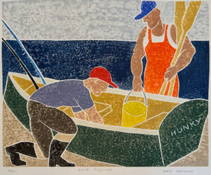 KATE HANLON
Goin' Fishing
white line woodcut
8 x 10 inches, edition of 25
$800
