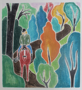 KATE HANLON
The Way Home
white line woodcut
9 x 12 inches, edition of 25
$800