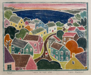 KATE HANLON
Walk to the Sea
white line woodcut
7.5 x 9.25 inches, edition of 25
$1050