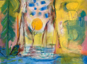 HEIDI DAUB
From The Beginning - Ever The Sun
acrylic on panel, 19 x 25 inches
$2400
