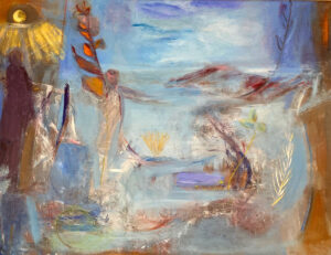 HEIDI DAUB
Totem To The Sea
acrylic on linen, 22 x 28 inches
$2500