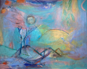 HEIDI DAUB
Weaving Earth And Sky
acrylic and oil on paper, 19 x 24 inches
$2400