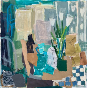 ROSIE MOORE
Teal Interior
mixed media on canvas, 30 x 30 inches
$4400