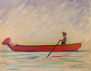 JOHN NEVILLE
Girl in Dory
oil on canvas, 8 x 10 inches
$1200