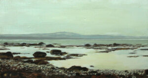 JUDY BELASCO
Ft. Point Bay
oil on panel, 4 x 7 inches
$650