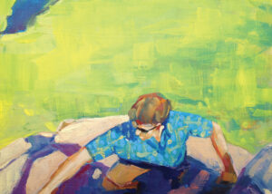 JESSICA LEE IVES
Beehive, Front Side
2015, oil on panel, 5 x 7 inches
$750