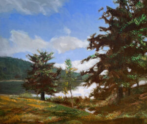 PHILIP KOCH
Fall At Lake Lemon
1971, oil on canvas, 16 x 19 inches
$4000