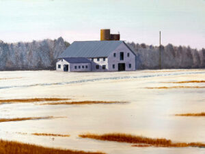B MILLNER
January Barn
2002, oil on panel, 18 x 24 inches