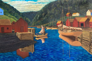JOHN NEVILLE
Harbor Scene
2004, oil on canvas, 24 x 36 inches
$6000