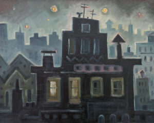 PHILIP BARTER (1939–2024)
Boston Skyline
oil on canvas, 24 x 30 inches
$8000