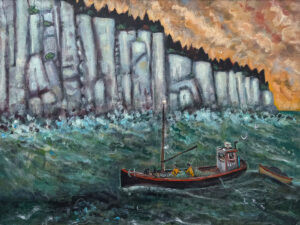 PHILIP BARTER (1939-2024)
Ironbound Island, Eastern Side
2021
acrylic on canvas, 36 x 48 inches
$20,000