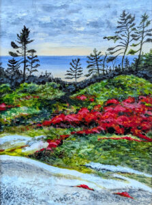 PRISCILLA BARTER
Schoodic Point
acrylic on panel, 8 x 6 inches
SOLD