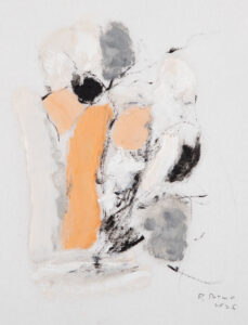 RAGNA BRUNO (1935–2026)
Abstraction with Orange
oil on Japanese paper, 10.5 x 8 inches
$2600