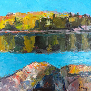 TOM CURRY
Sheep Island, Brooksville
oil on panel, 12 x 12 inches
$1600