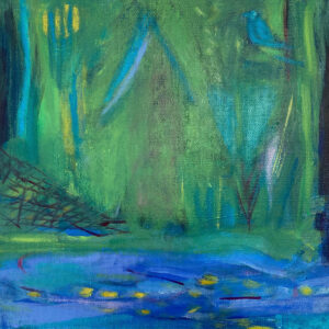 HEIDI DAUB
The Wood
acrylic on linen
10 x 10 inches
$850