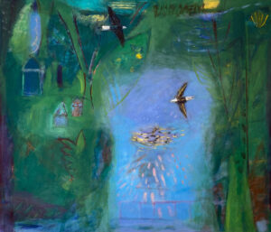 HEIDI DAUB
Headwaters
acrylic on paper, 19 x 24 inches
$2500