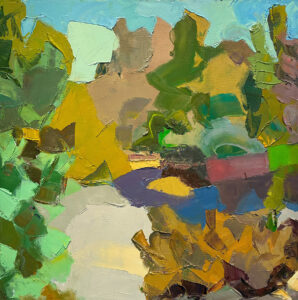 RICK FOX
Happytown Road, Ellsworth, Maine
oil on canvas,
20 x 20 inches
$3600