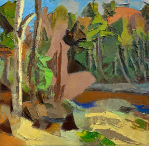 RICK FOX
Union River, Ellsworth, Maine
oil on canvas,
12 x 12 inches
$2500