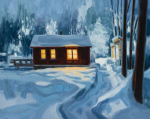 PHILIP FREY
Winter Storm Lights
oil on linen, 24 x 30 inches
$4200