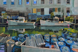 PHILIP FREY
Wharf Colors
oil on linen, 40 x 60 inches
$14,000