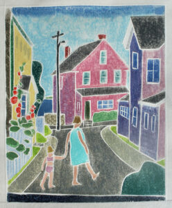 KATE HANLON
Summer
white-line woodcut, 9 x 7 inches
edition of 25
$700 unframed  |  $900 framed