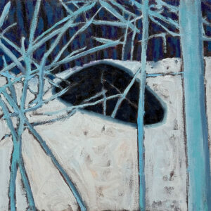 RICHARD KEEN
Blue Hill Trees No. 24
acrylic and oil on canvas, 12 x 12 inches
$1200