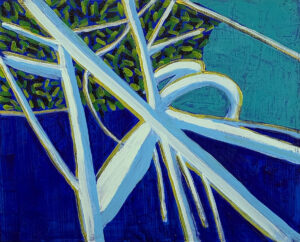 RICHARD KEEN
Blue Trees No. 26: Blue Hill
acrylic, flashe, oil on panel, 8 x 10 inches
$500