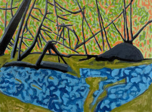 RICHARD KEEN
Peters Brook No. 2
acrylic and oil on panel, 18 x 24 inches
$3000