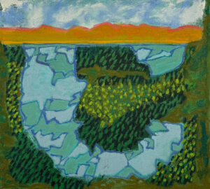 RICHARD KEEN
Union River No. 1
acrylic and oil on canvas, 18 x 20 inches
$2400