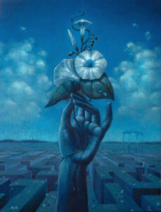 SARAH LAFONTAINE
Moonflower
oil on panel, 16 x 12 inches
$700