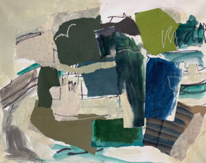 ROSIE MOORE
Safe Harbor, Union River
mixed media on canvas
20 x 16 inches
$1800