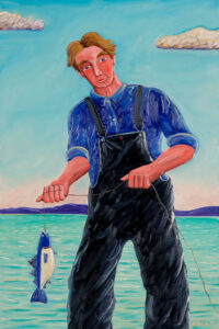 JOHN NEVILLE
Boy’s Fish
oil on canvas, 30 x 20 inches
$5000