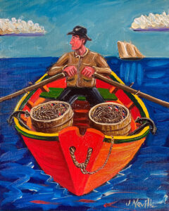 JOHN NEVILLE
Going To Set A Trawl
oil on canvas, 10 x 8 inches
$1400