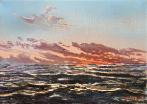 WALTER SCOTT
Last Light
oil on panel, 5 x 7 inches
$400