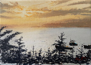 WALTER SCOTT
Ripley Sunset
oil on canvas, 5 x 7 inches
$400