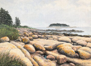 JANICE ANTHONY
COREA
Corea Ledges
acrylic on linen, 10 x 14 inches
$2300