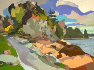 RICK FOX
Afternoon, Bracy Cove
oil on canvas,
30 x 40 inches
$5500