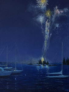JOSEPH KEIFFER
July Fourth
oil on canvas, 20 x 16 inches