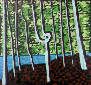 JOSEPH KEIFFER
SURRY
Purple Tree No. 13: Surry
acrylic, oil, and vinyl paint on canvas
28 x 30 inches
$3600