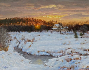 JOSEPH KEIFFER
Christmas Eve
oil on canvas, 11 x 14 inches
$1500