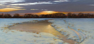 JOSEPH KEIFFER
In The Dead of Winter
oil on canvas, 12 x 14 inches
$3000