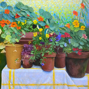 JOSEPH KEIFFER
Nine Pots
oil on canvas, 25 x 25 inches
$4600