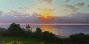 JOSEPH KEIFFER
Sun Setting Over the Atlantic
oil on canvas, 15 x 30 inches
$4000