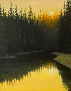 JOSEPH KEIFFER
Sundown, A Little Harbor Brook
oil on canvas, 20 x 16 inches
$3500